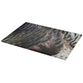 Wild Turkey Feathers I Abstract Natuur Design Snijplank (Hoek)