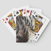 Wild Turkey Feathers I Abstract Natuur Design Speelkaarten (Achterkant)