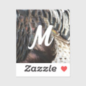 Wild Turkey Feathers I Abstract Natuur Design Sticker (Vel)