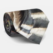 Wild Turkey Feathers I Abstract Natuur Design Stropdas (Opgerold)