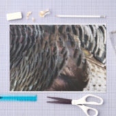 Wild Turkey Feathers I Abstract Natuur Design Tissuepapier (Craft)