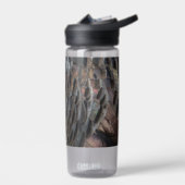 Wild Turkey Feathers I Abstract Natuur Design Waterfles (Links)