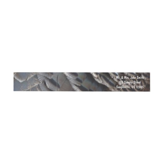 Wild Turkey Feathers II Abstract Natuur Design (Individueel)