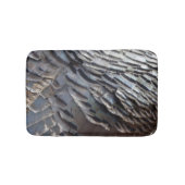Wild Turkey Feathers II Abstract Natuur Design Badmat (Voorkant)