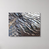 Wild Turkey Feathers II Abstract Natuur Design Canvas Afdruk (Voorkant)