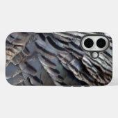 Wild Turkey Feathers II Abstract Natuur Design Case-Mate iPhone Case (Achterkant (horizontaal))