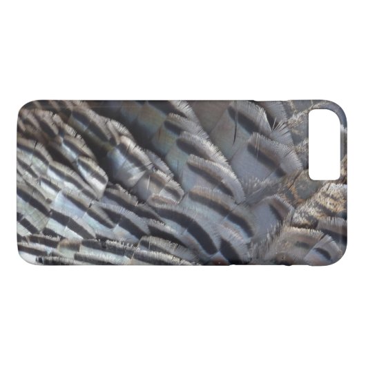 Wild Turkey Feathers II Abstract Natuur Design Case-Mate iPhone Case (Achterkant (Horizontaal))