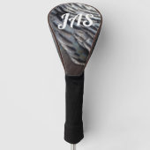 Wild Turkey Feathers II Abstract Natuur Design Golfheadcover (Voorkant)