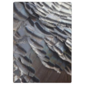 Wild Turkey Feathers II Abstract Natuur Design Klembord (Achterkant)