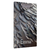 Wild Turkey Feathers II Abstract Natuur Design Klembord (Rechts)