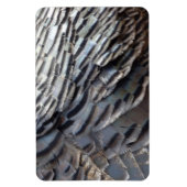 Wild Turkey Feathers II Abstract Natuur Design Magneet (Verticaal)