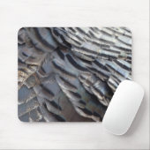 Wild Turkey Feathers II Abstract Natuur Design Muismat (Met muis)