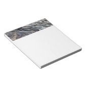 Wild Turkey Feathers II Abstract Natuur Design Notitieblok (Schuin)