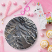 Wild Turkey Feathers II Abstract Natuur Design Papieren Bordje (Feest)