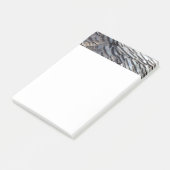 Wild Turkey Feathers II Abstract Natuur Design Post-it® Notes (Schuin)