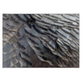 Wild Turkey Feathers II Abstract Natuur Design Snijplank (Voorkant)