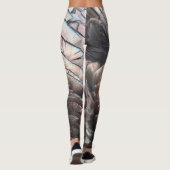 Wild Turkey Feathers Vrouwen Leggings (Achterkant)