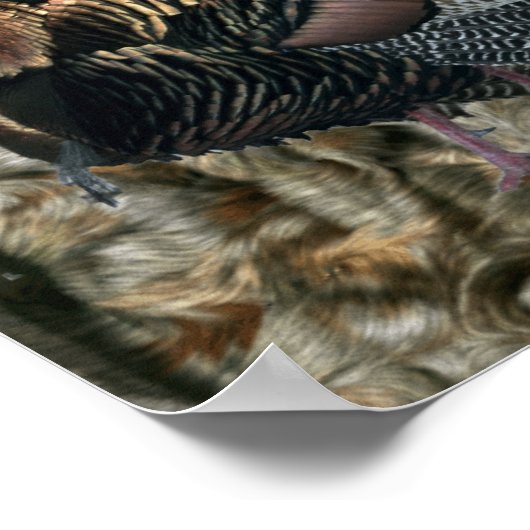 Wild Turkey Hunting Quotes and Camo Poster (Hoek)