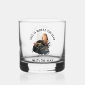 Wild Turkey Hunting Spring Season Gobbler Whisky Glas (Voorkant)