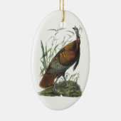 Wild Turkey, John Audubon Keramisch Ornament (Rechts)