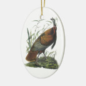 Wild Turkey, John Audubon Keramisch Ornament (Links)