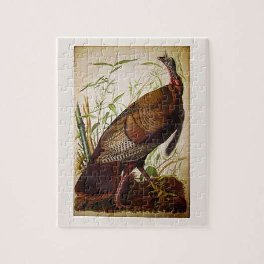 Wild Turkey, John James Audubon Fine Art Legpuzzel (Verticaal)