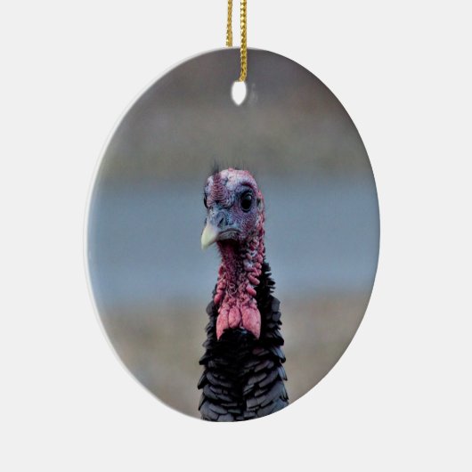 Wild Turkey Keramisch Ornament (Rechts)