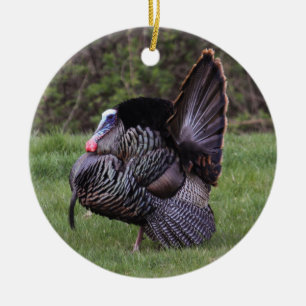 Wild Turkey Keramisch Ornament