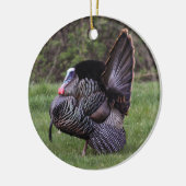 Wild Turkey Keramisch Ornament (Links)