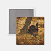 Wild Turkey - Magneet, koelkastmagneet Magneet (Voorkant / Achterkant)