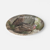 Wild Turkey Paper Borden Papieren Bordje (Gekanteld)