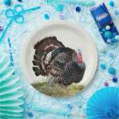 Wild turkey papieren bordje (Feest)