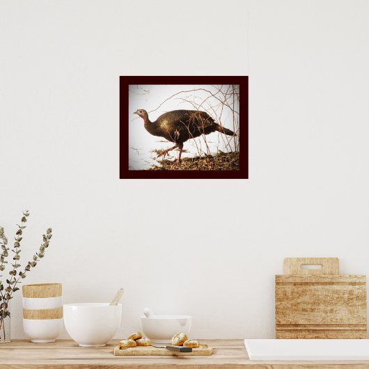 Wild Turkey Poster (Keuken)