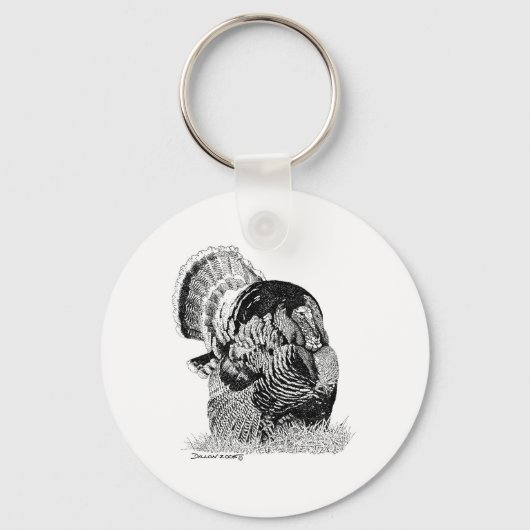 Wild Turkey Sleutelhanger (Voorkant)