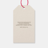 Wild Turkey | THANKSGIVING Cadeaulabel (Achterkant)