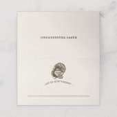 Wild Turkey | Thanksgiving Gepersonaliseerd kaart Plaatskaartje (Buitenkant ongevouwen)