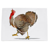 Wild Turkey Thanksgiving Groot Cadeauzakje (Voorkant)