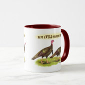 Wild Turkey Thanksgiving Mok (Voorkant rechts)