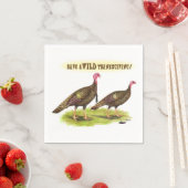 Wild Turkey Thanksgiving Servet (Insitu)