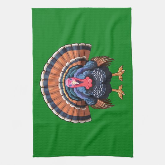 Wild turkey theedoek (Verticaal)