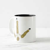 Wild Turkey Track Tweekleurige Koffiemok (Voorkant links)