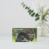 Wild Turkey Visitekaartje (Staand voorkant)