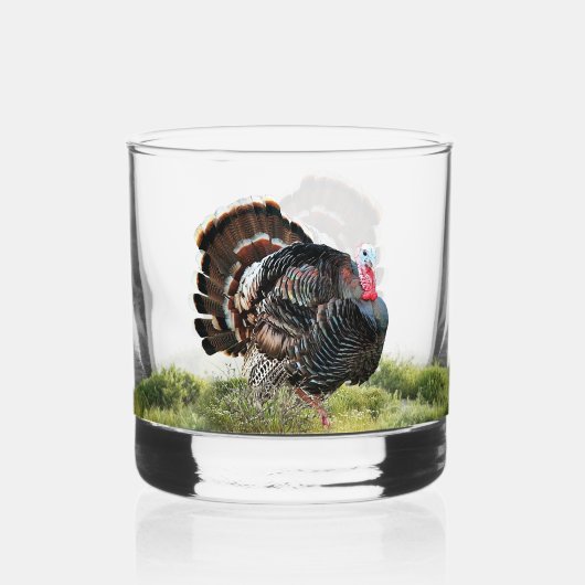 Wild turkey whisky glas (Achterkant)
