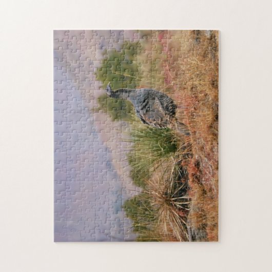Wild Turkije Big Bird Desert Natuur Puzzel Legpuzzel (Verticaal)