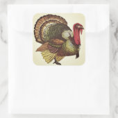 Wild Turkije Happy Thanksgiving Stickers (Tas)