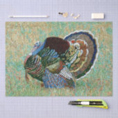 Wild Turkije Mozaïek Patroon Print Decoupage Tissuepapier (Craft)