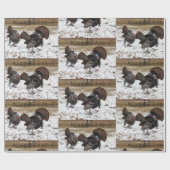 Wild Turkije zet zijn vuist in Cadeaupapier (Vlak)