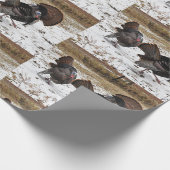 Wild Turkije zet zijn vuist in Cadeaupapier (Hoek)