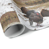 Wild Turkije zet zijn vuist in Cadeaupapier (Rol Hoek)