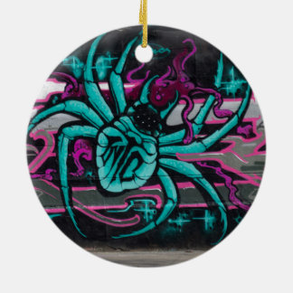 Wild Turquoise Spider Keramisch Ornament
